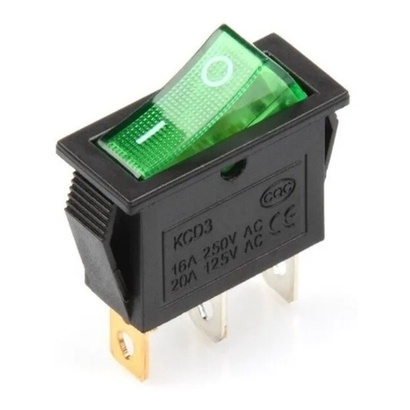 Chave Botão Liga Desliga Churrasqueira Cotherm Elite1241 VERDE