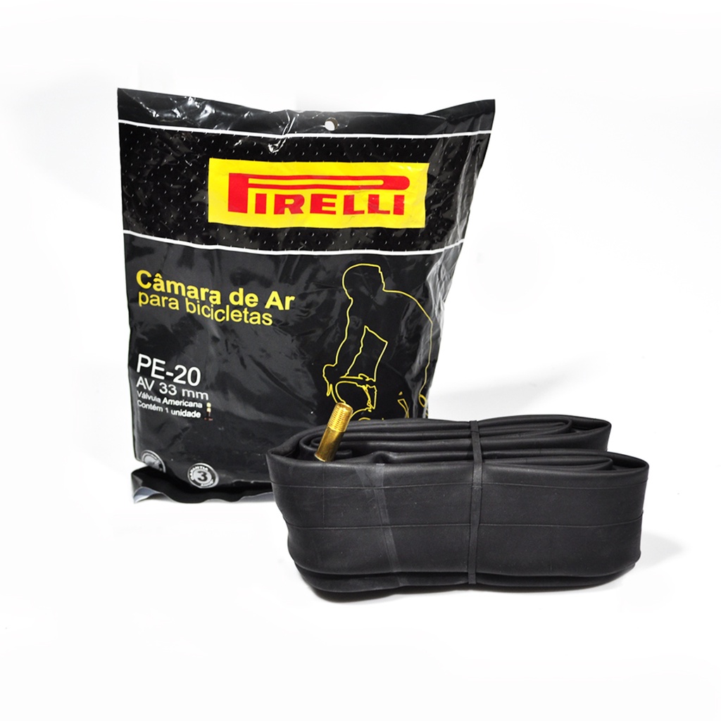 Camara Pneu Aro 14 16 20 24  26 Valvula Grossa Americana ORIGINAL PIRELLI