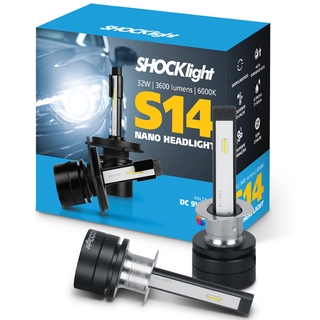 Lâmpada Super Led Mini Shocklight 32w S14 Nano H1 6000k em Oferta na Shopee