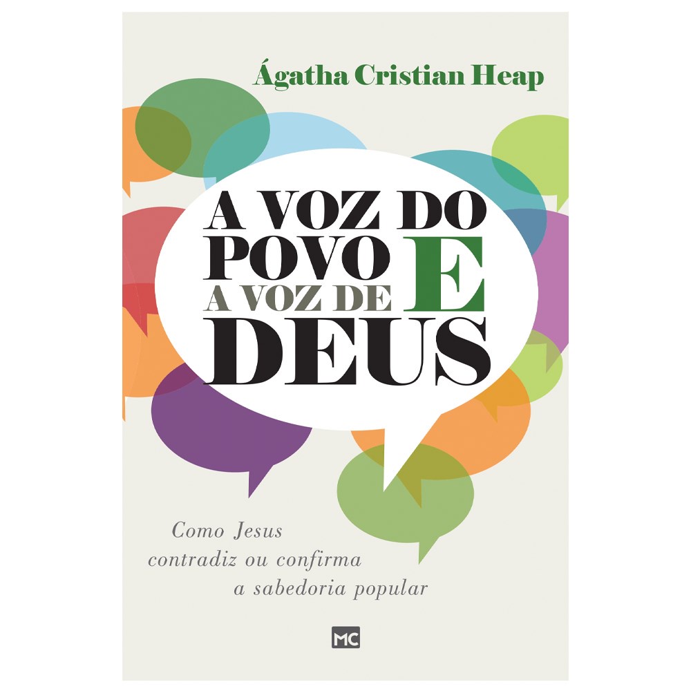 A voz do povo e a voz de Deus | Ágatha Cristian Heap em Oferta na Shopee