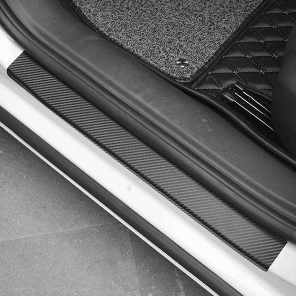 Antiurto Fibra Carbonio TPU Protezioni Bordi Portiere Auto - 1 Paio, Fibra Di Carbonio E TPU, Antigraffio Adesivi Protezione Sportelli Auto - Foto 4