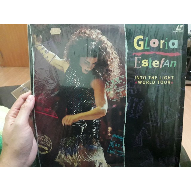 LD Laser Disc Gloria Estefan Into the light World Tour