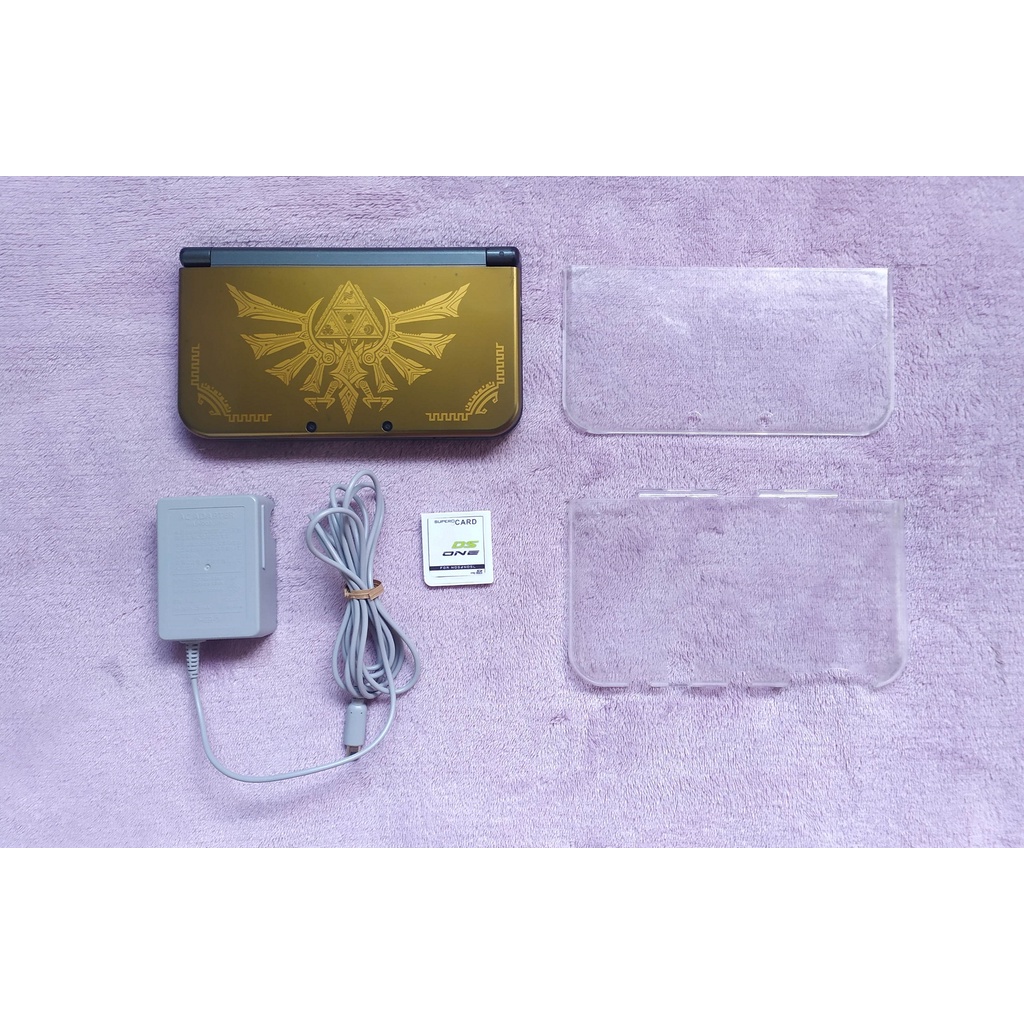 Nintendo New 3ds Xl Hyrule Edition, Carregador, Supercard DSOne Shopee Brasil