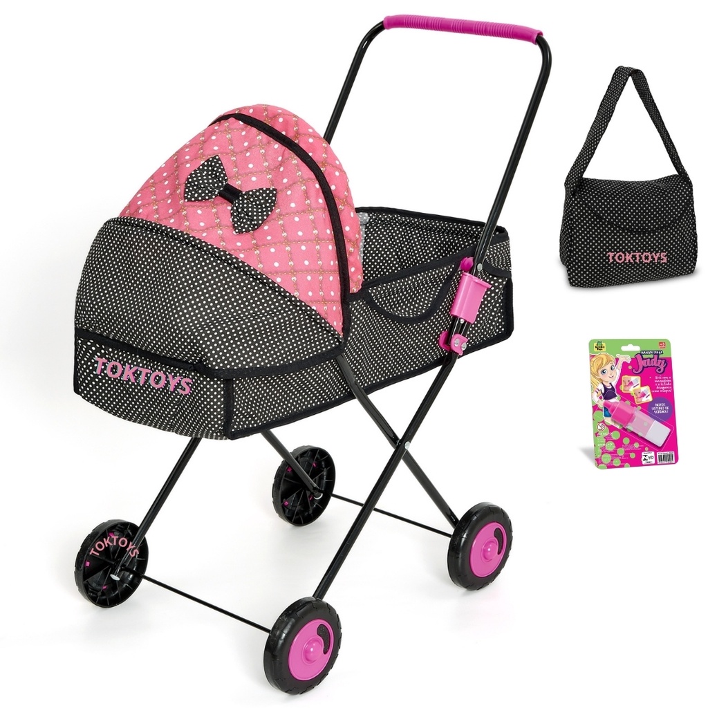 Carrinho De Boneca Reborn Berço Ninar Milano Xikiti