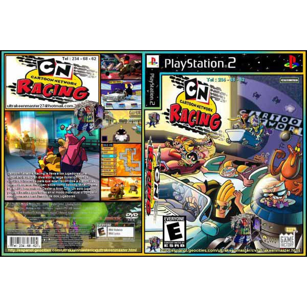 CARTOON NETWORK RACING - PLAYSTATION 2 - GTIN/EAN/UPC 855433001144 -  Cadastro de Produto com Tributação e NCM - Cosmos