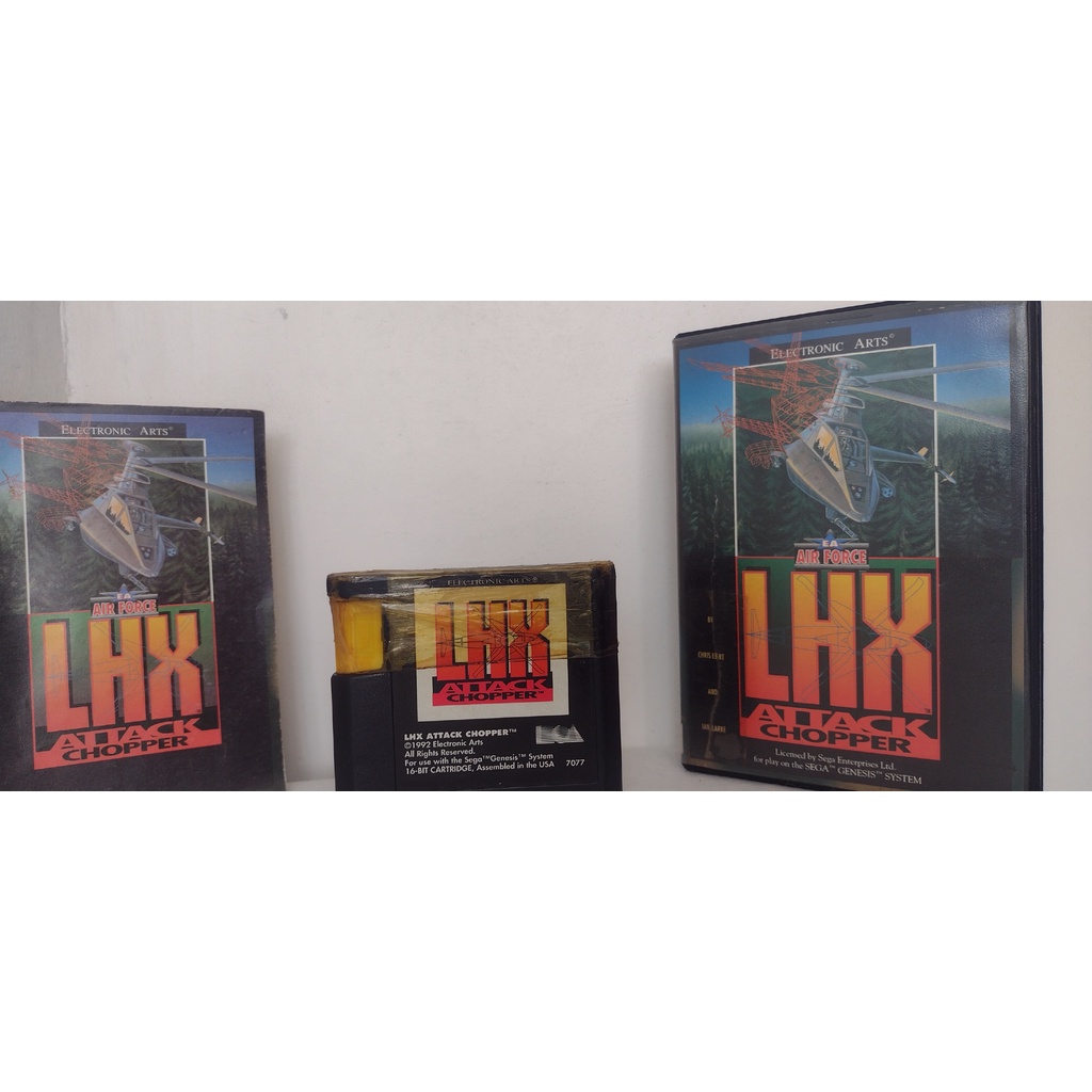 LHX ATTACK CHOPER CARTUCHO MEGA DRIVE/GENESIS, US ORIGINAL RARÍSSIMO