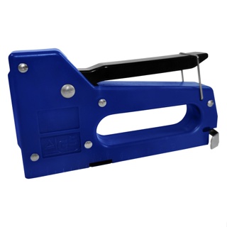 Grampeador Tapeceiro Tipo Pistola de Pressão Madeira Tecido Corpo Plástico Grampo 4 a 8 mm 106/6 - 106/8 Onda em Oferta na Shopee