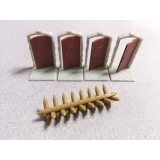 Zombicide - 04 Portas e 01 Barricada (PRODUZIDO EM 3D). em Oferta na Shopee