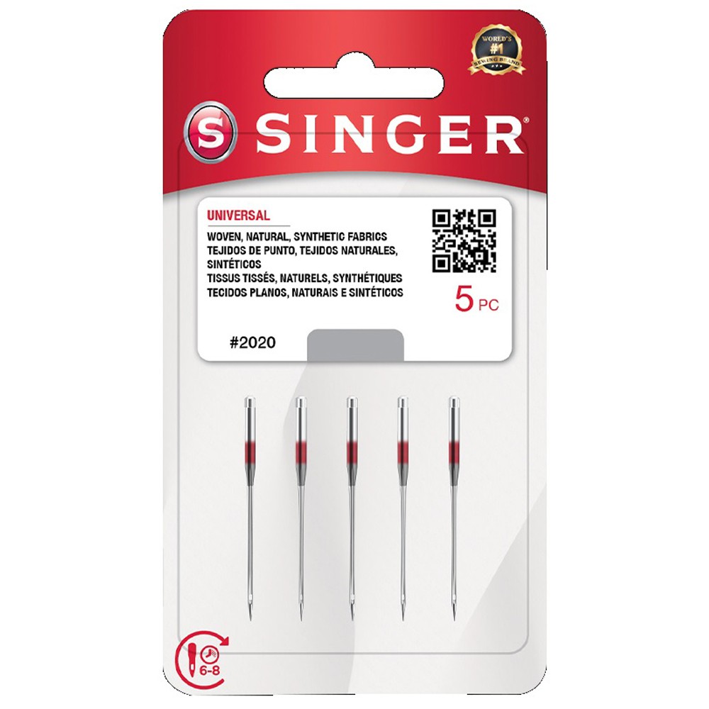 Agulha Singer Máquina Costura Doméstica 2020/5 Unidades Nº 90/14 em Oferta na Shopee
