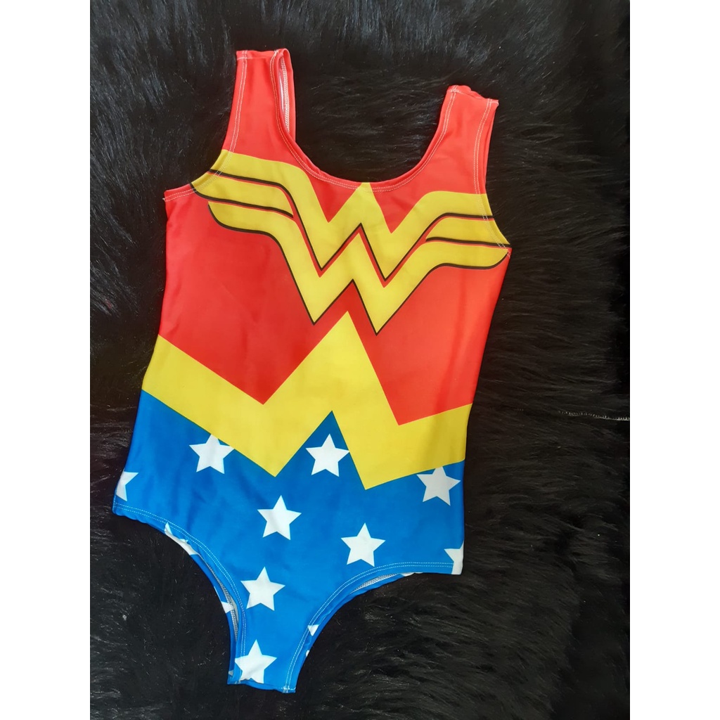 Body bore Mulher maravilha adulto festa fantasia aniversario . | Shopee ...