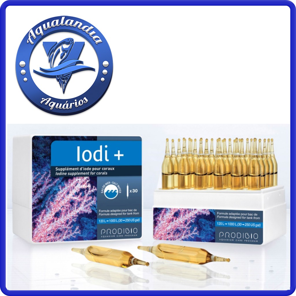 Prodibio Iodi + Suplemento De Iodo 2 Ampolas Para Aquario