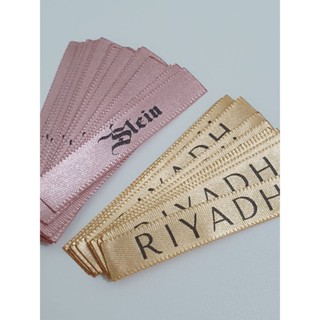 Etiqueta De Cetim Personalizada 1 X 8 Cm - 100 Unidades em Oferta na Shopee