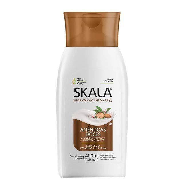 Kit Hidratante Corporal Skala 400ML x C/4 unidades em Oferta na Shopee