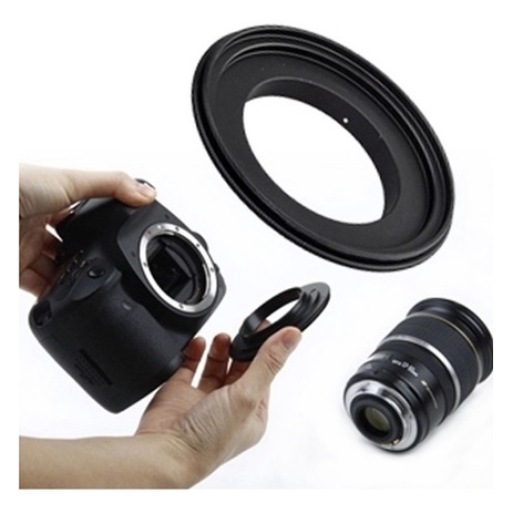 Anel Inversor Macro Reverso Sony Nex NEX-49mm NEX-52mm NEX-55mm NEX-58mm NEX-62mm