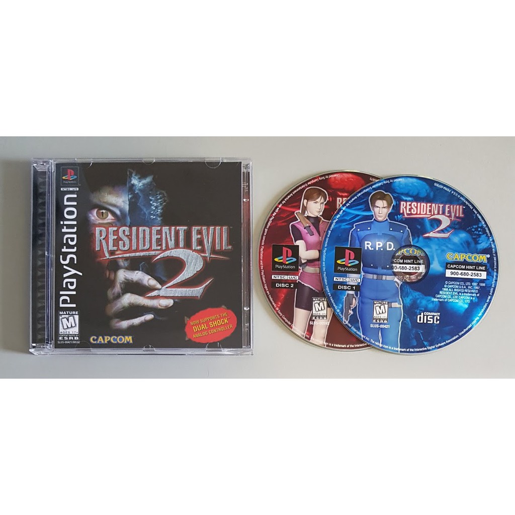 Ps1 - Resident Evil 2 - Leia a descrição