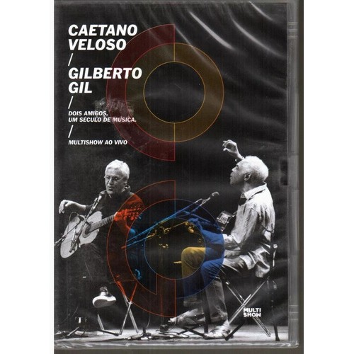 Caetano Veloso e Gilberto Gil DVD Ao Vivo Multishow Novo
