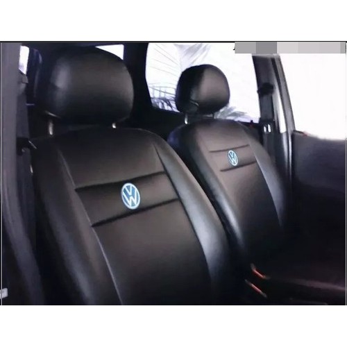 Capas Bancos Automotivo Couro Carro Vw Gol G5 2011 A 2012 Escorrega O