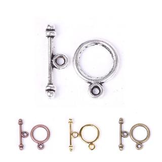 30 Conjunto Estilo Lon Toggle Fechos Acessórios De Prata Ouro Do Vintage Para Diy Moda Pulseira Colar De Jóias Fazendo