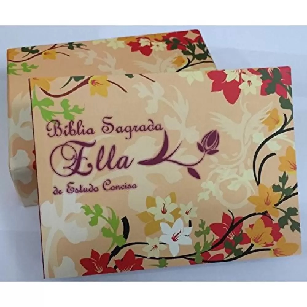 Bíblia Sagrada Ella de estudo conciso com Estojo