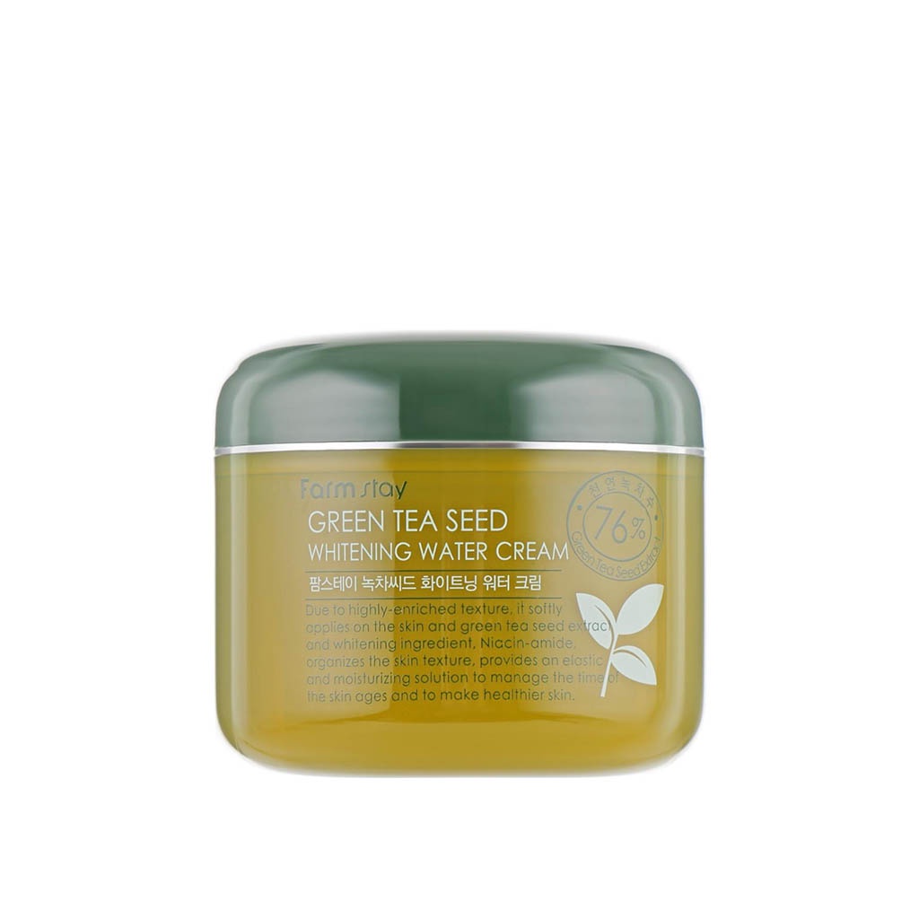 farmstay green tea seed brightening water cream 100ml