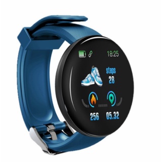 Relógio Inteligente Y68 D18 Smart Watch Bluetooth com Monitor Fitness Cardíaca Masculino