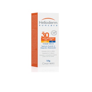 Protetor Solar Facial Helioderm Suncare Fps 30 Toque Seco 50 em Oferta na Shopee