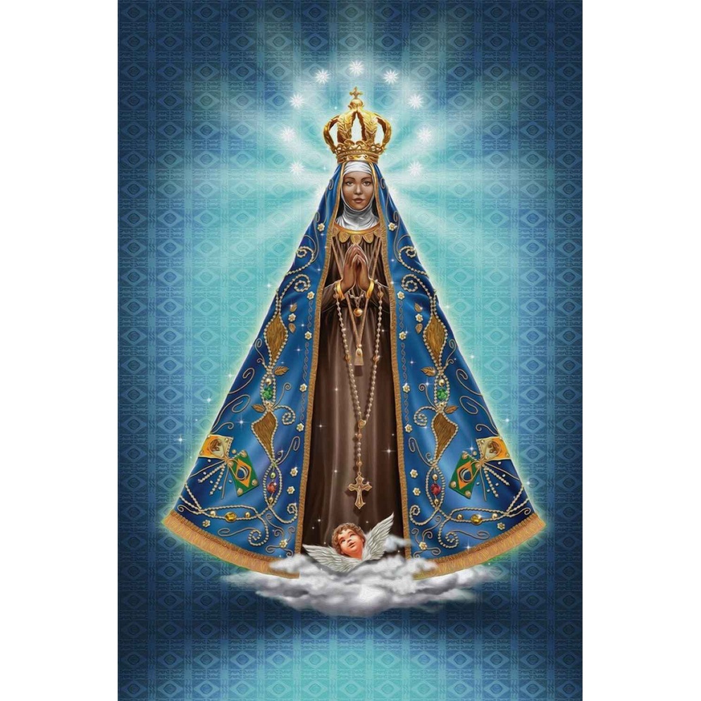 quadro placa decorativa Nossa Senhora Aparecida