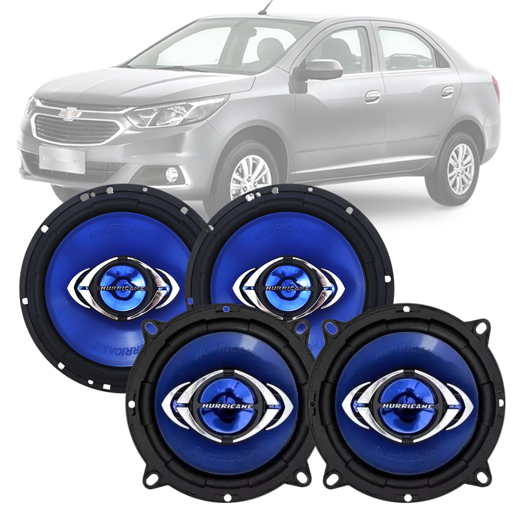 Alto Falante Automotivo 4 Hurricane Frente Trás Gm Cobalt em Oferta na Shopee
