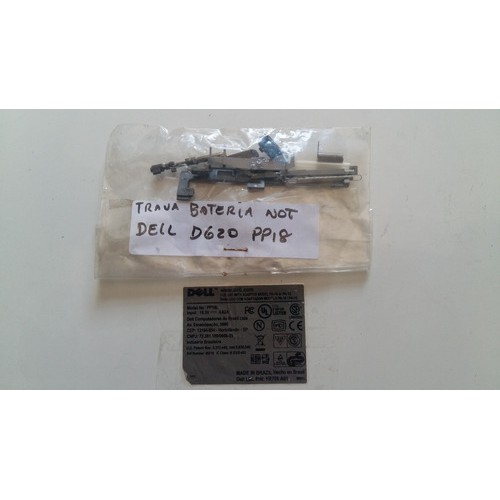 Kit Travas Bateria Carcaça Notebook Dell Latitude D620 Pp18