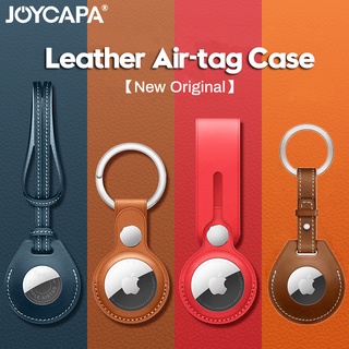 Luxo Caso Protetor À Prova De Choque Para A Apple AirTag PU Leather Pendure Anel Chave Bagagem Air Tag Saco Envoltório Charme Loop Chaveiro Cobrir