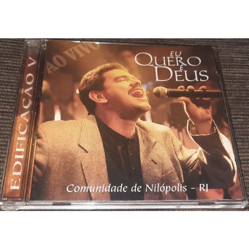 Cd Comunidade de Nilópolis Eu Quero é Deus original C/ 1701