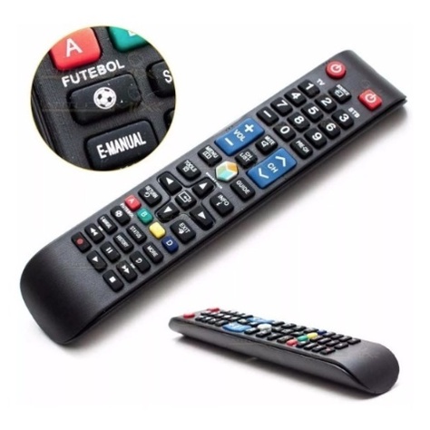 Kit 2 Controle Remoto compativel TV Samsung Led Lcd Plasma sky-7032