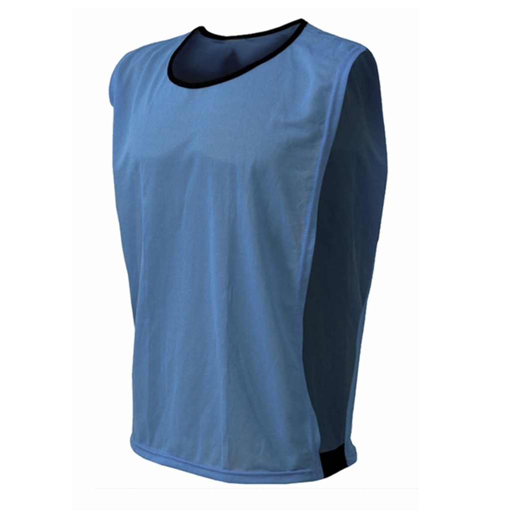 Colete para Treinamento Light Adulto com Viés Gola TRB Sports Azul Celeste