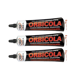 Cola Preta Para Reparo De Alto Falante 75 Gr Kit 3 Unidades em Oferta na Shopee