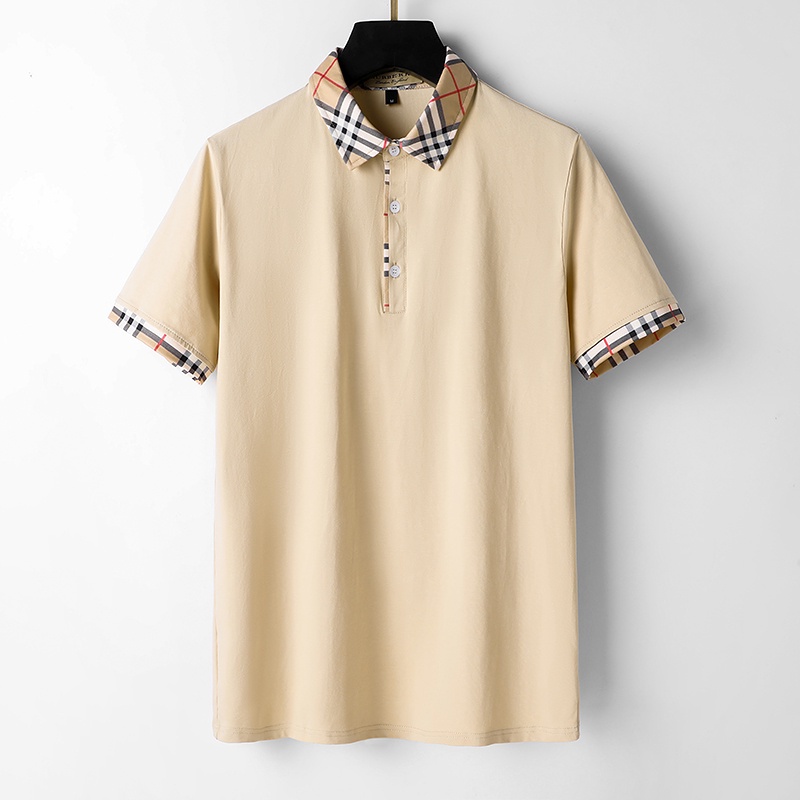 (GUCC0 . I668 Camiseta polo Masculina De Algodão BURBERRY S-XXXL MF1178