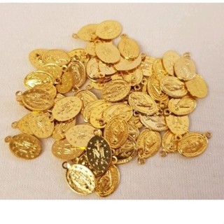 Kit 100 Medalhas De Nossa Senhora Das Graças Milagrosa 1.3 Cm em Oferta na Shopee