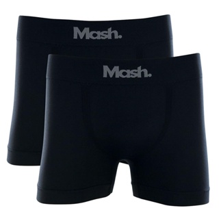 Kit 2 Peças Cueca Mash Boxer Sem Costura Microfibra em Oferta na Shopee