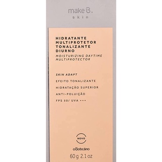 Hidratante Multiprotetor Tonalizante Diurno Make B. Skin 60g | Shopee ...