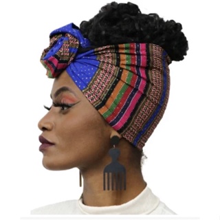 Faixa Turbante Tecido Afro Viscose Aramado em Oferta na Shopee