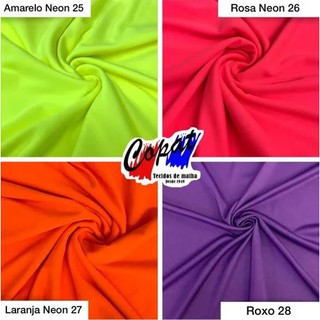 Tecido Malha Helanca Light 100 Poliester 1 Metro Cores Neon Shopee Brasil