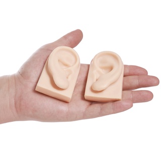 Par De Orelhas Em Silicone Expositor De Brincos Piercings E Jóias