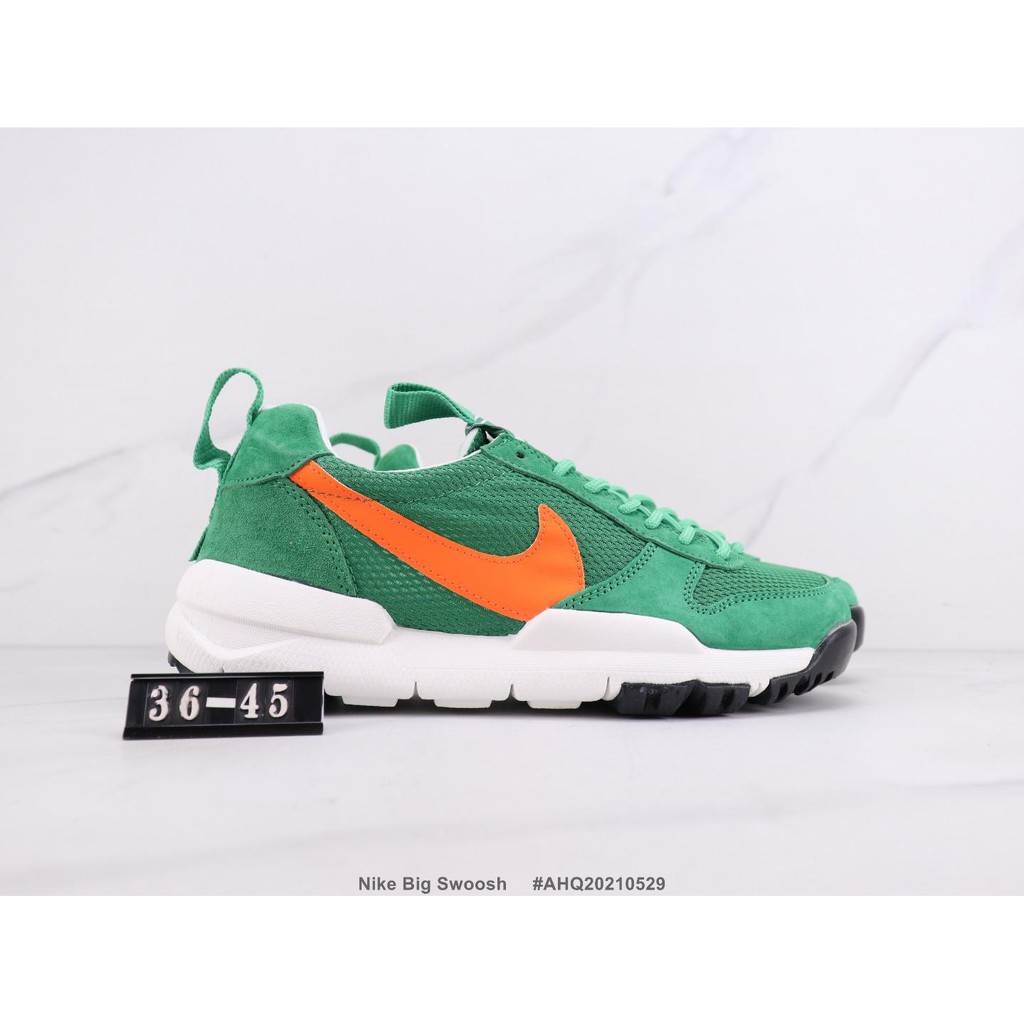 nike green swoosh sneakers