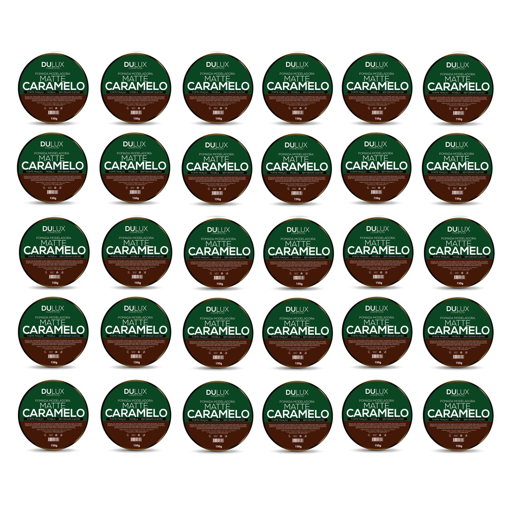 30 Cera Modeladora Matte Caramelo Ultra Fixação 150g Dulux Cabelo e Barba