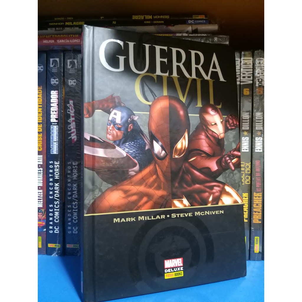 Hq Marvel Deluxe Guerra Civil - Capa dura