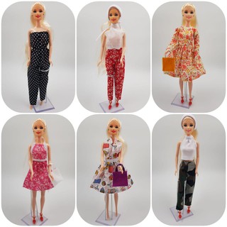 Roupa para boneca barbie Vestido Saia macacão ( 1 Un )