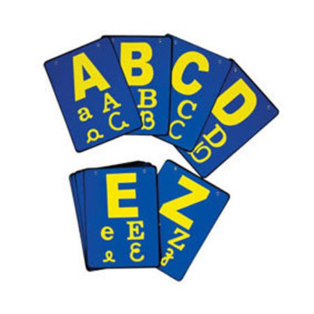 Varal Alfabeto EVA HAITI - A a Z - Tamanho 28x21cm - Cor azul em Oferta na Shopee