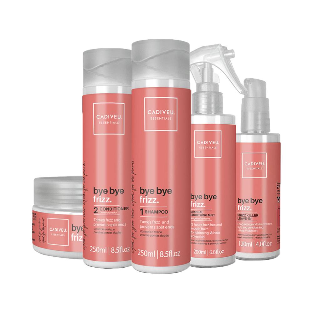 Kit Cadiveu Essentials Bye Bye Frizz - 5 Produtos - Beauty
