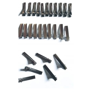 Kit Com 50 Bico de Pato Presilha Jacaré Varios Tamanho