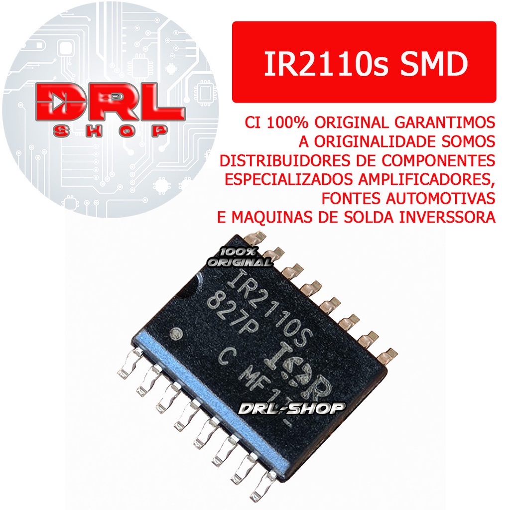 Kit 2 Ci Ir2110 SMD IR2110s Original Taramps Stetsom Banda