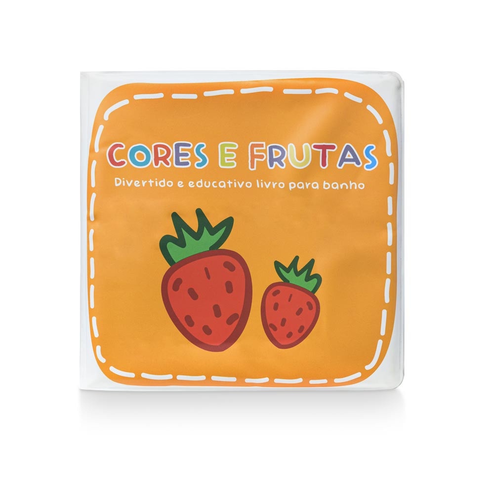 Livro de Banho Cores e Frutas Multikids Baby BB1139